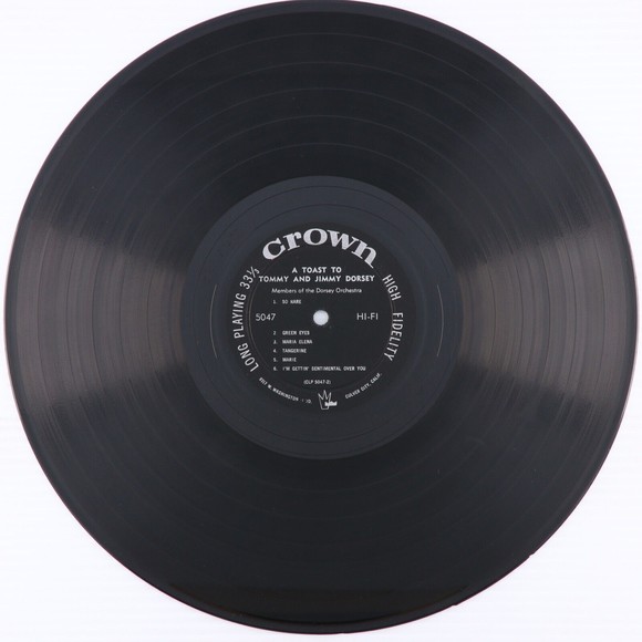 A Toast To Tommy & Jimmy Dorsey Orchestra 1957 Mono Jazz Vinyl LP Record 5047 - Picture 15 of 16
